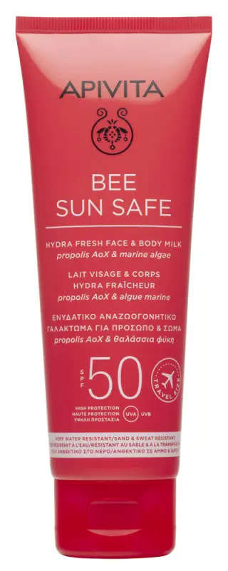 APIVITA BEE SUN SAFE Tej arcra és testre SPF50 (100 ml) APIVITA BEE SUN SAFE Tej arcra és testre SPF50 (100 ml)