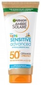 GARNIER Ambre Solaire Kids Sensitive Advanced tej, nagyon magas védelem a gyermekek érzékeny bőrére SPF 50+ (175 ml)