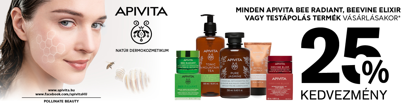 Apivita testápolás 25% 2026.01.