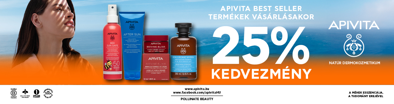 Apivita Best Sellers 25% 2026.05.