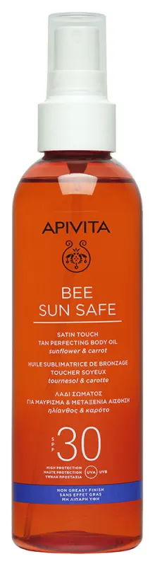 APIVITA BEE SUN SAFE Barnulást segítő olaj SPF30 (200 ml) APIVITA BEE SUN SAFE Barnulást segítő olaj SPF30 (200 ml)