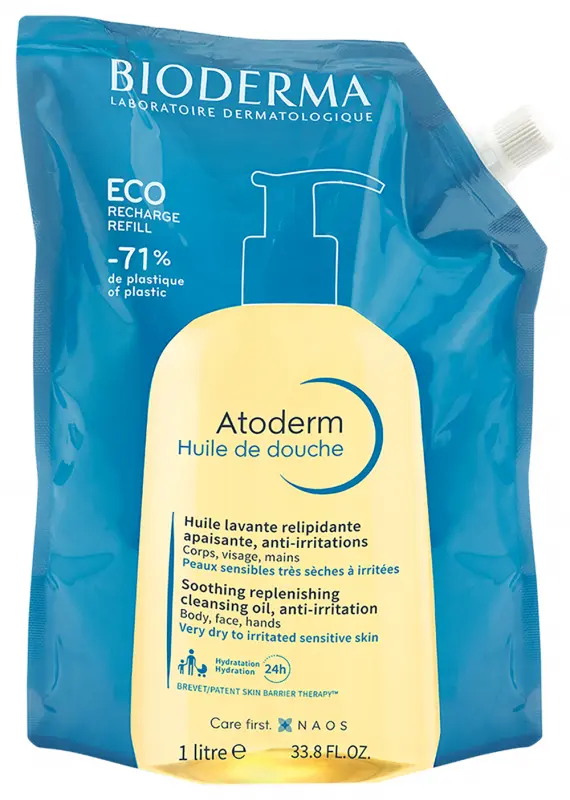 BIODERMA Atoderm Olajtusfürdő Öko-utántöltő 1000 ml BIODERMA Atoderm Olajtusfürdő Öko-utántöltő 1000 ml