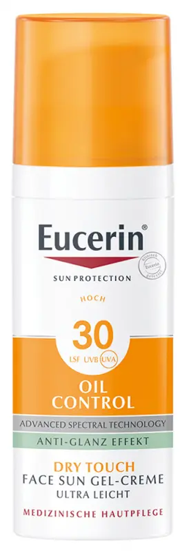 EUCERIN Sun Oil Control napozó gél-krém arcra SPF30 (50 ml) EUCERIN Sun Oil Control napozó gél-krém arcra SPF30 (50 ml)