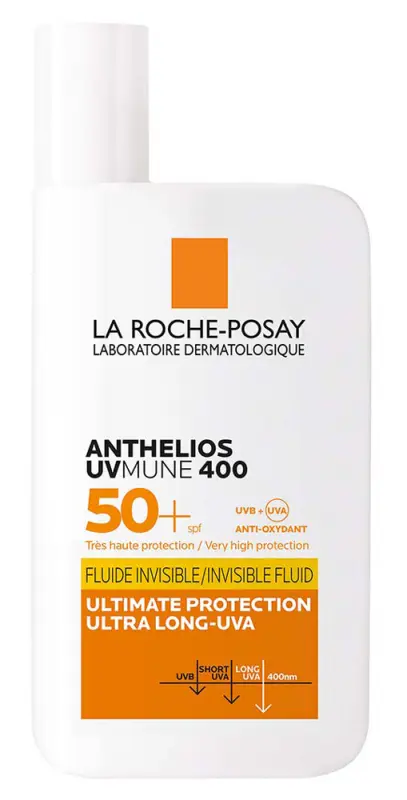 LA ROCHE-POSAY Anthelios UVMUNE 400 Napvédő Invisible fluid SPF50+ (50 ml) LA ROCHE-POSAY Anthelios UVMUNE 400 Napvédő Invisible fluid SPF50+ (50 ml)