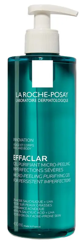 LA ROCHE-POSAY Effaclar Duo Mikro-hámlasztó tisztító gél 400 ml LA ROCHE-POSAY Effaclar Duo Mikro-hámlasztó tisztító gél 400 ml