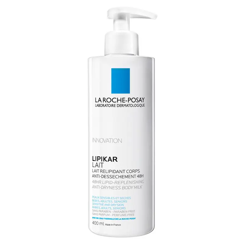 LA ROCHE-POSAY Lipikar Testápoló tej bőrszárazság ellen 400 ml LA ROCHE-POSAY Lipikar Testápoló tej bőrszárazság ellen 400 ml