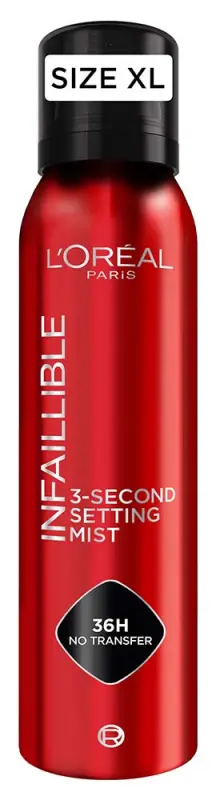 L'ORÉAL PARIS Infaillible 3-s setting mist sminkfixáló spray 150 ml L'ORÉAL PARIS Infaillible 3-s setting mist sminkfixáló spray 150 ml
