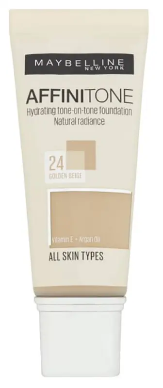 MAYBELLINE Affinitone hidratáló alapozó, 24 Golden Beige (30 ml) MAYBELLINE Affinitone hidratáló alapozó, 24 Golden Beige (30 ml)