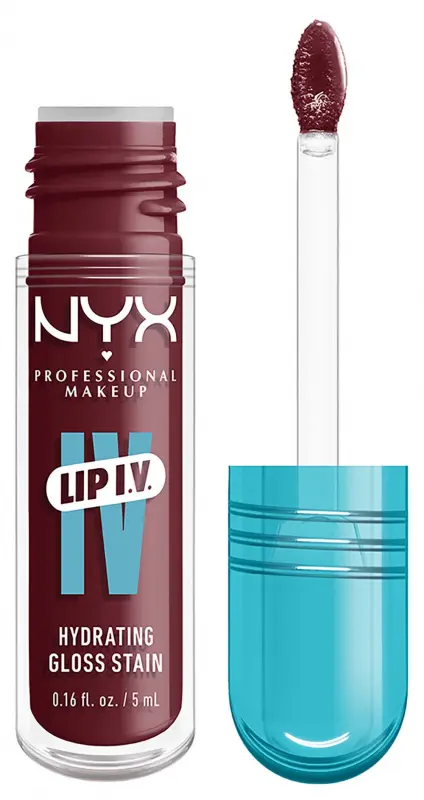 NYX PROFESSIONAL MAKEUP Lip IV Hydrating Gloss Stain - Drippin' In Rose 5 ml NYX PROFESSIONAL MAKEUP Lip IV Hydrating Gloss Stain - Drippin' In Rose 5 ml
