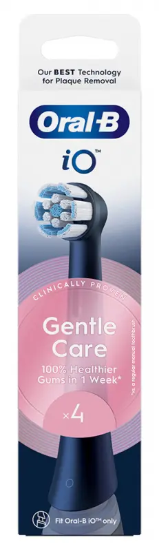 ORAL-B iO Gentle Care Pótfej Fekete 4 db ORAL-B iO Gentle Care Pótfej Fekete 4 db