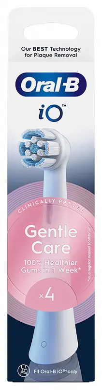 ORAL-B iO Gentle Care Pótfej Fehér 4 db ORAL-B iO Gentle Care Pótfej Fehér 4 db