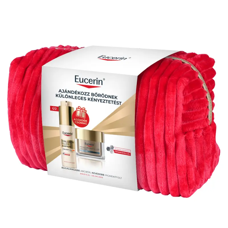 EUCERIN Hyaluron-Filler+Elasticity Gold SPF50+ ajándékcsomag (50+50 ml) EUCERIN Hyaluron-Filler+Elasticity Gold SPF50+ ajándékcsomag (50+50 ml)