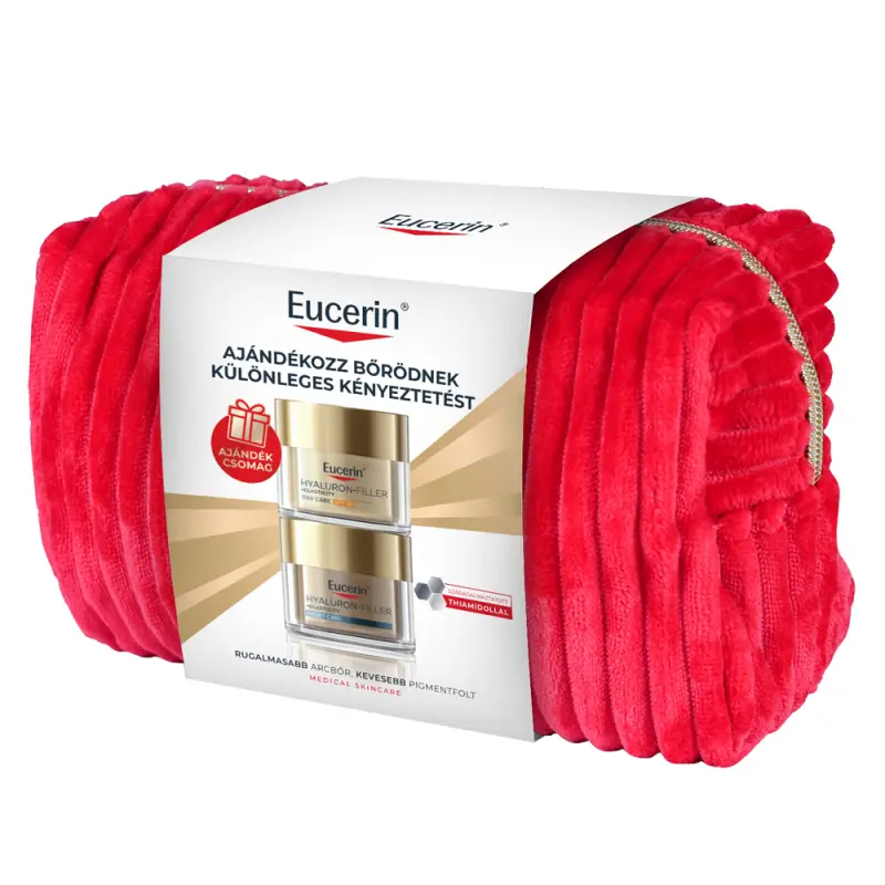 EUCERIN Hyaluron-Filler+Elasticity SPF30+ ajándékcsomag (50+50 ml) EUCERIN Hyaluron-Filler+Elasticity SPF30+ ajándékcsomag (50+50 ml)