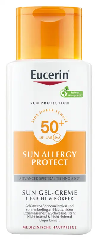 EUCERIN Sun Napallergia elleni krém-gél SPF50 (150 ml) EUCERIN Sun Napallergia elleni krém-gél SPF50 (150 ml)