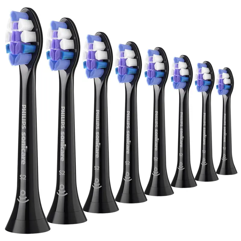 PHILIPS Sonicare Optimal Sensitive HX6058/88 fogkefefej fekete 8 db PHILIPS Sonicare Optimal Sensitive HX6058/88 fogkefefej fekete 8 db