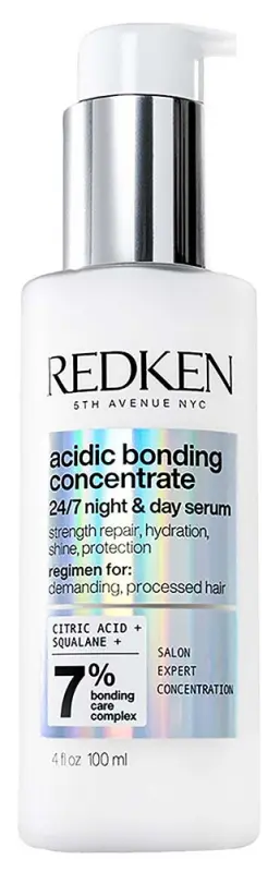 REDKEN Acidic Bonding Concentrate 0-24 órás ápolást biztosító éjszakai és nappali szérum igénybe vett hajra 100 ml REDKEN Acidic Bonding Concentrate 0-24 órás ápolást biztosító éjszakai és nappali szérum igénybe vett hajra 100 ml