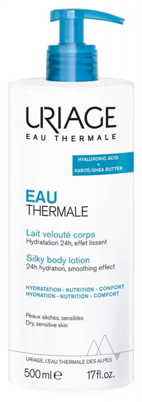 Uriage SILKY BODY hyaluronsavas testápoló tej 500 ml Uriage SILKY BODY hyaluronsavas testápoló tej 500 ml