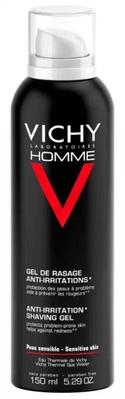 VICHY Homme Borotvagél érzékeny bőrre 150 ml VICHY Homme Borotvagél érzékeny bőrre 150 ml
