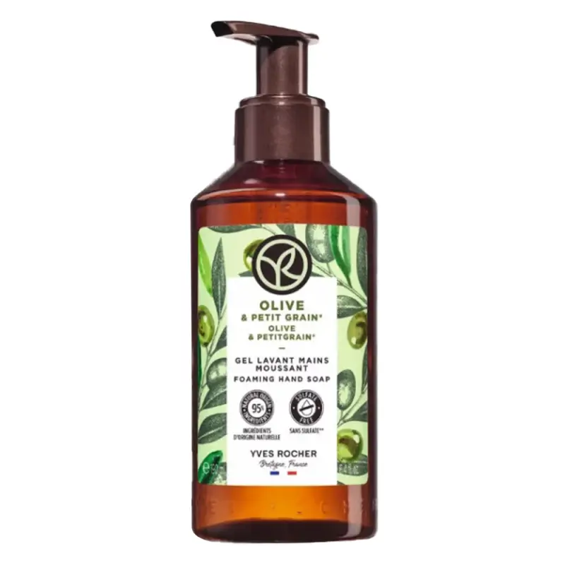 YVES ROCHER Bain De Nature Kézmosó gél Olíva & keserűnarancs 190 ml YVES ROCHER Bain De Nature Kézmosó gél Olíva & keserűnarancs 190 ml